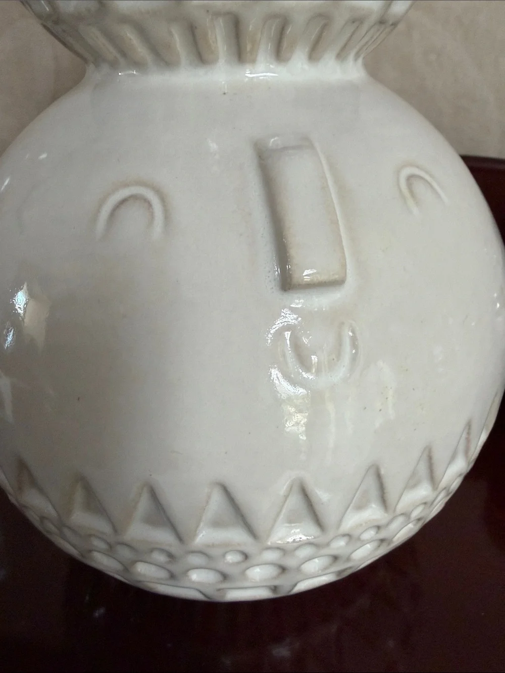 West Elm + Atelier Stella  double face white ceramic vase